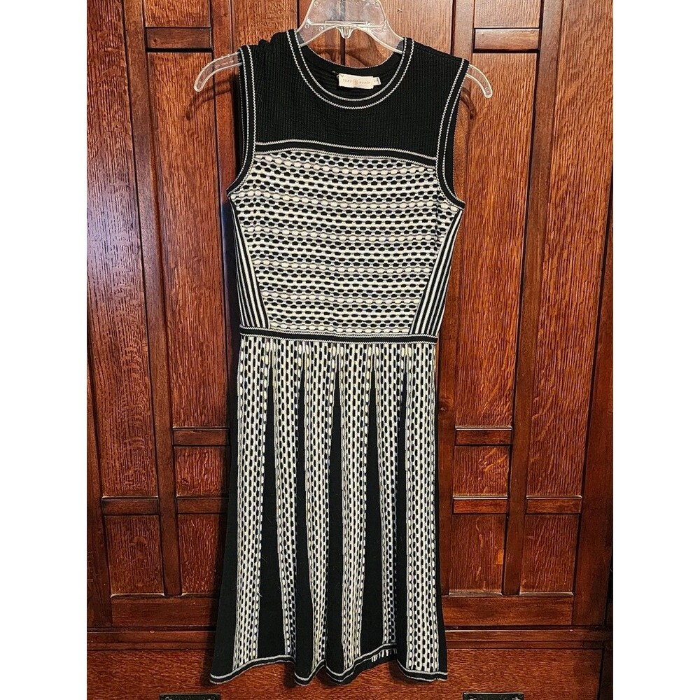 Tory Burch Monique Sleeveless Cotton Dress, Size XS